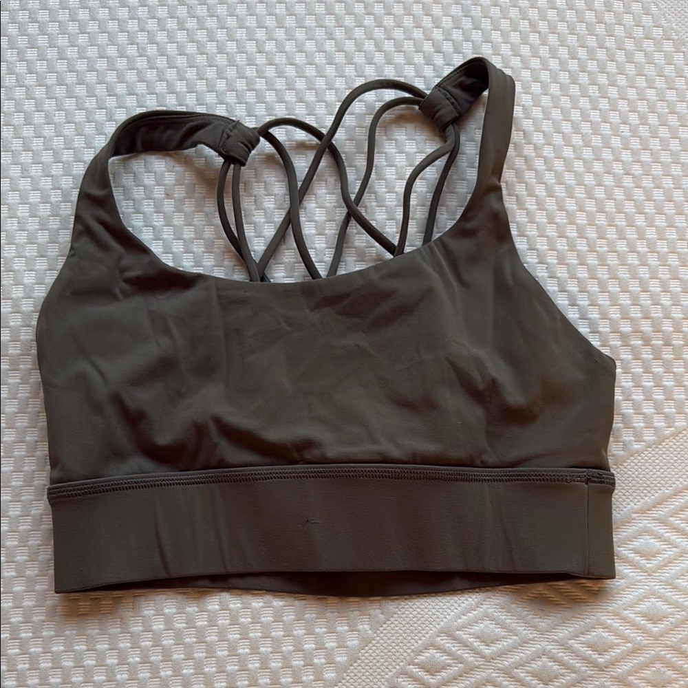 Women's Strappy Sports Bra - green!